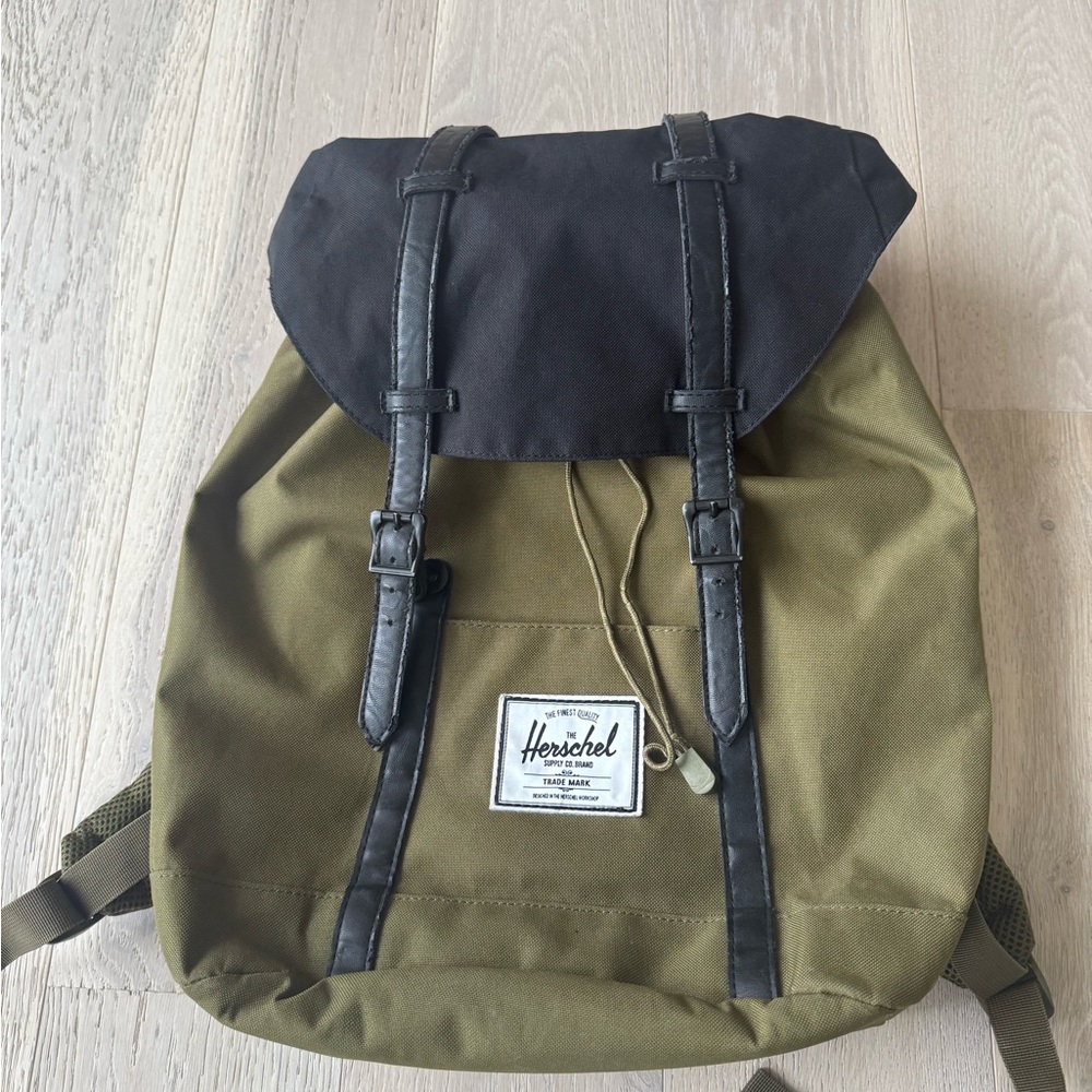 Herschel Supply Company Khaki and Black Backpack